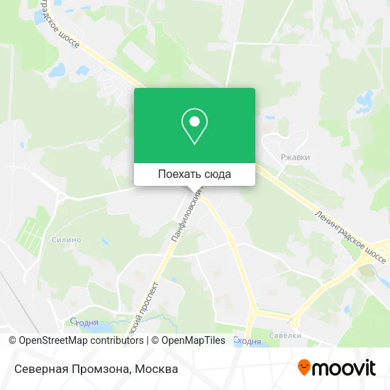 Карта Северная Промзона