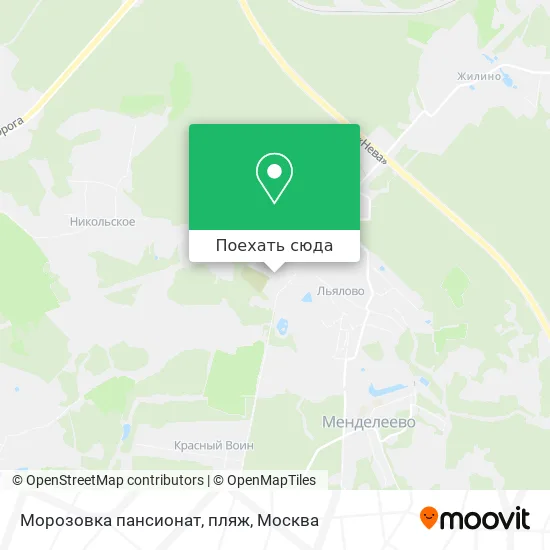 Карта Морозовка пансионат, пляж