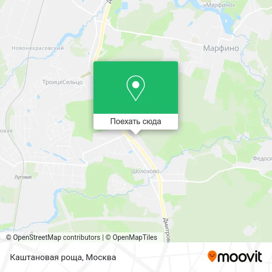 Карта Каштановая роща