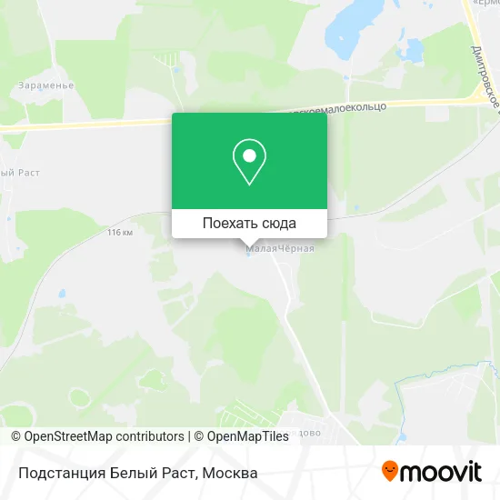 Карта Подстанция Белый Раст