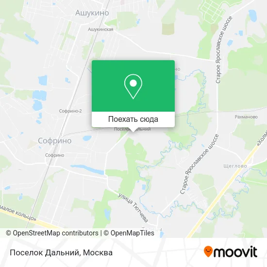 Карта Поселок Дальний