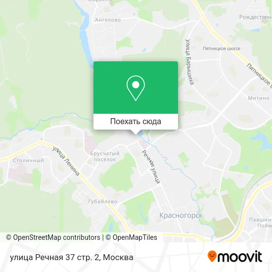 Карта улица Речная 37 стр. 2