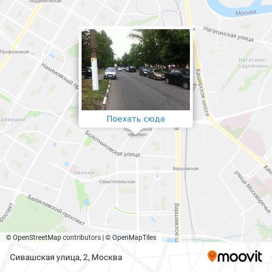 Карта Сивашская улица, 2
