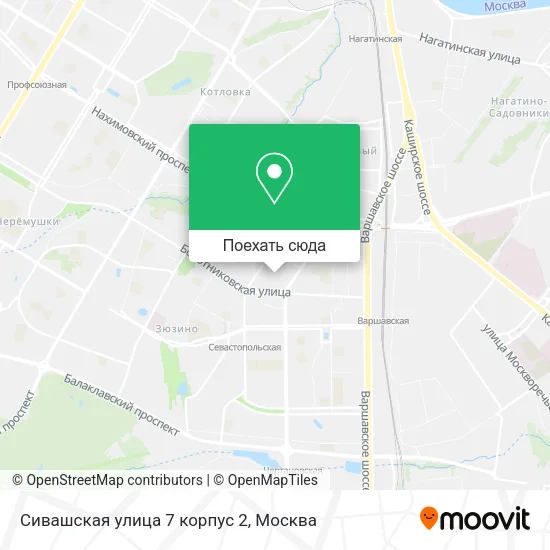 Карта Сивашская улица 7 корпус 2