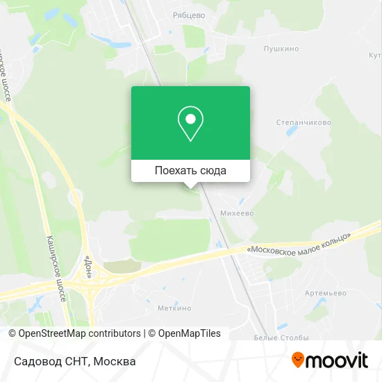 Карта Садовод СНТ