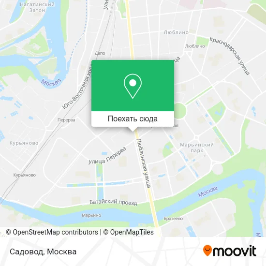 Карта Садовод