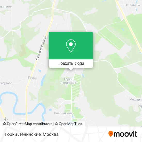 Карта Горки Ленинские