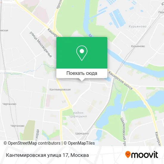 Карта Кантемировская улица 17