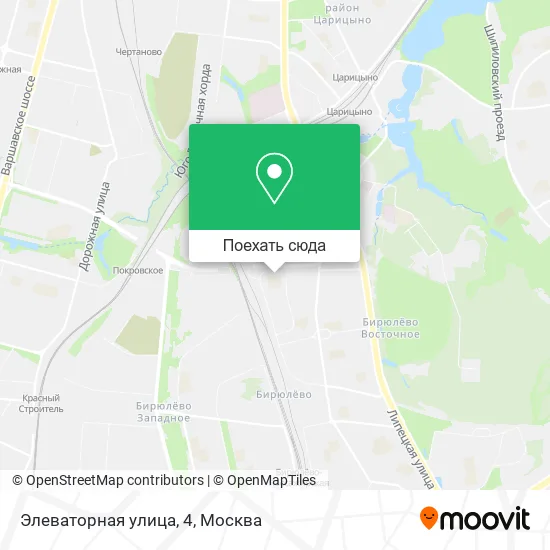 Карта Элеваторная улица, 4