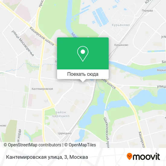 Карта Кантемировская улица, 3