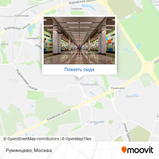 Карта Румянцево