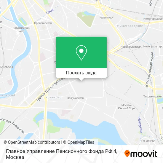 Карта Главное Управление Пенсионного Фонда РФ 4