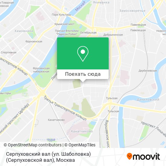 Карта Серпуховский вал (ул. Шаболовка) (Серпуховской вал)