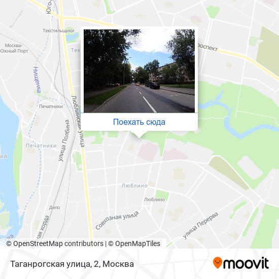 Карта Таганрогская улица, 2