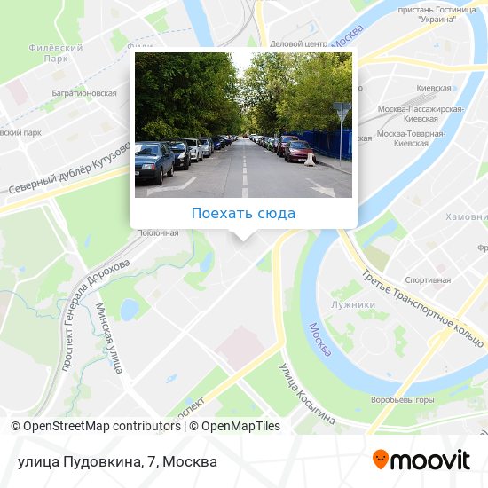 Карта улица Пудовкина, 7