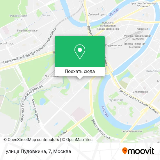 Карта улица Пудовкина, 7