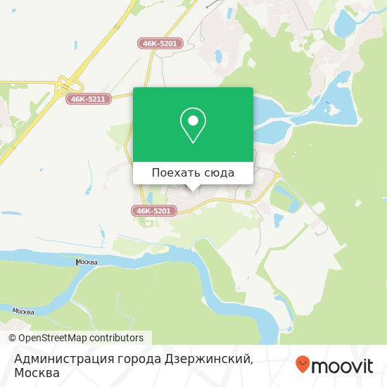 Карта Администрация города Дзержинский