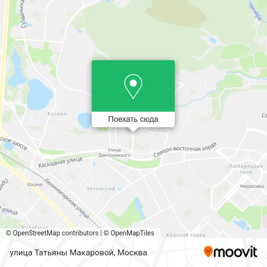 Карта улица Татьяны Макаровой