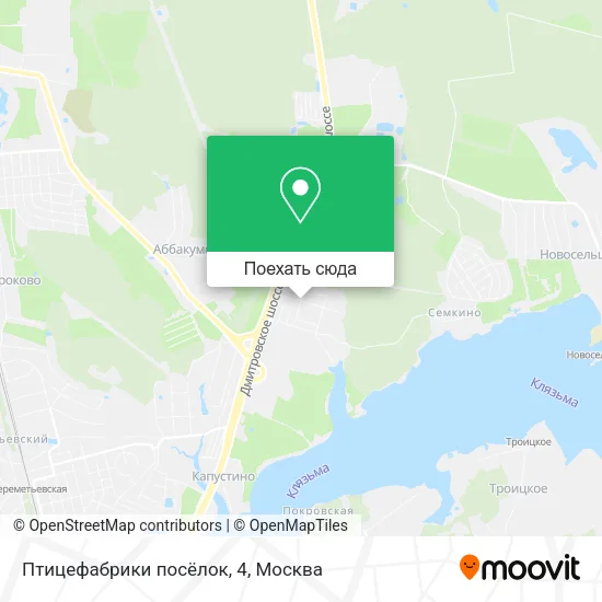 Карта Птицефабрики посёлок, 4