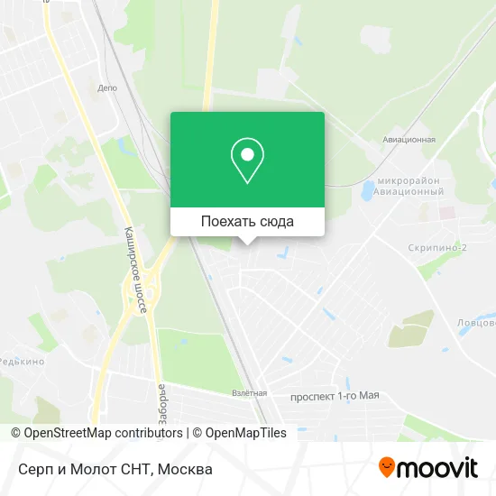 Карта Серп и Молот СНТ