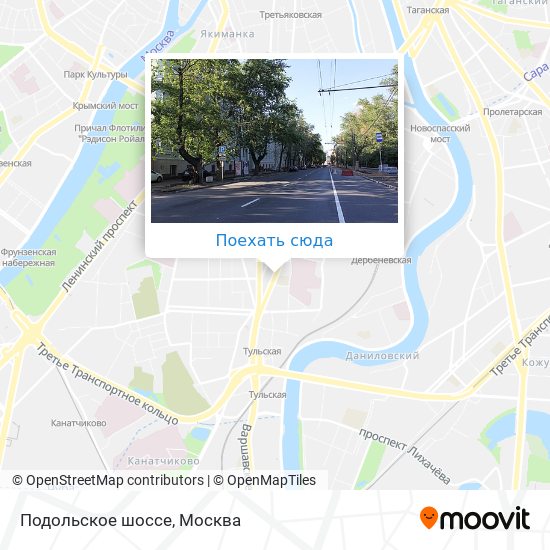 Карта Подольское шоссе