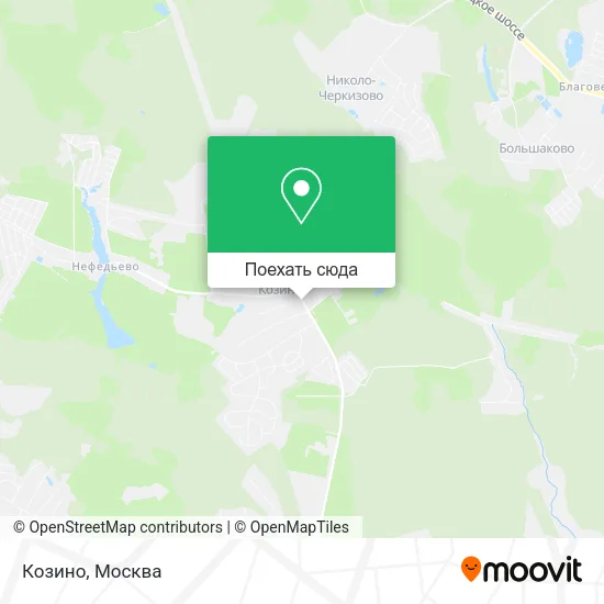 Карта Козино