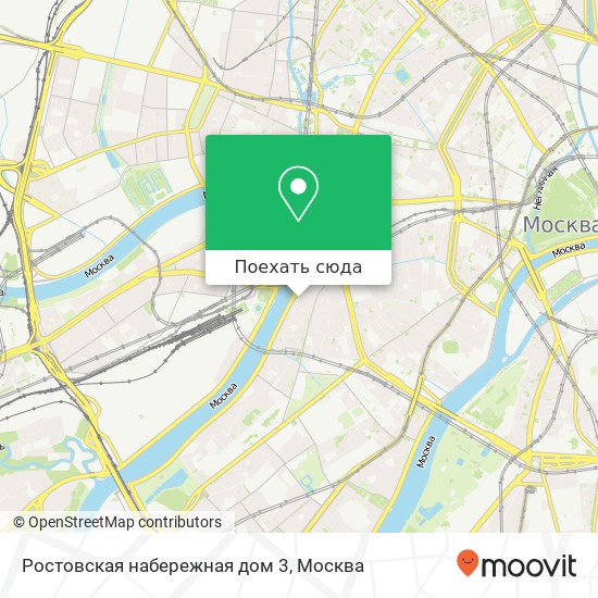 Карта Ростовская набережная дом 3