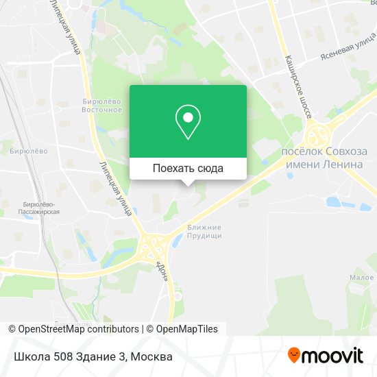 Карта Школа 508 Здание 3