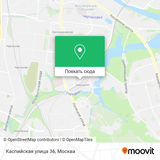 Карта Каспийская улица 36