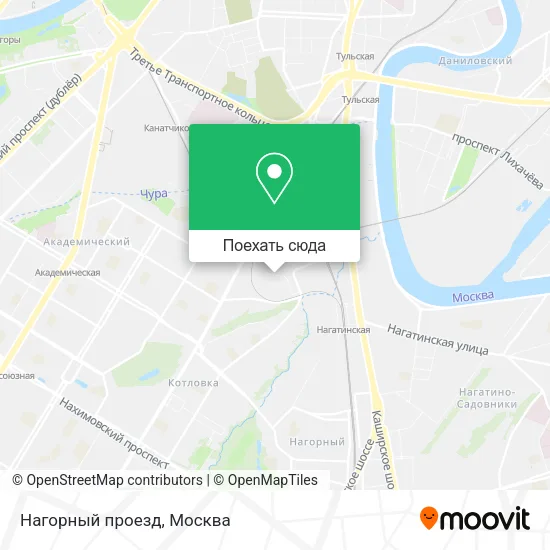 Карта Нагорный проезд