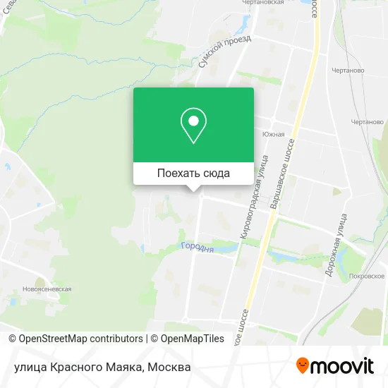 Карта улица Красного Маяка