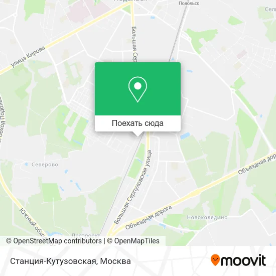 Карта Станция-Кутузовская