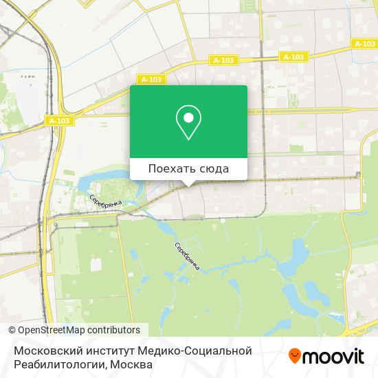 Карта Московский институт Медико-Социальной Реабилитологии
