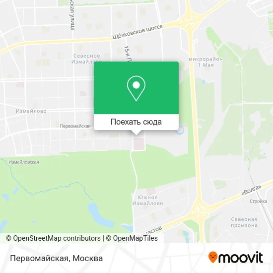 Карта Первомайская
