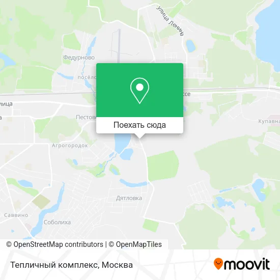 Карта Тепличный комплекс