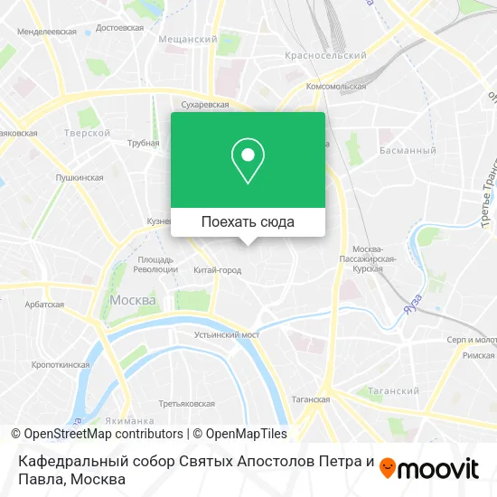 Карта Кафедральный собор Святых Апостолов Петра и Павла