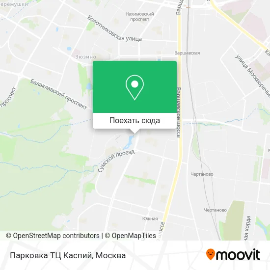 Карта Парковка ТЦ Каспий
