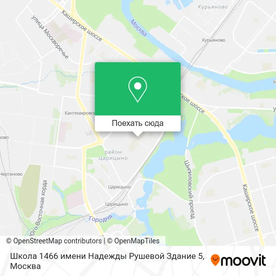 Карта Школа 1466 имени Надежды Рушевой Здание 5