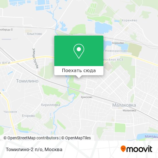 Карта Томилино-2 п/о