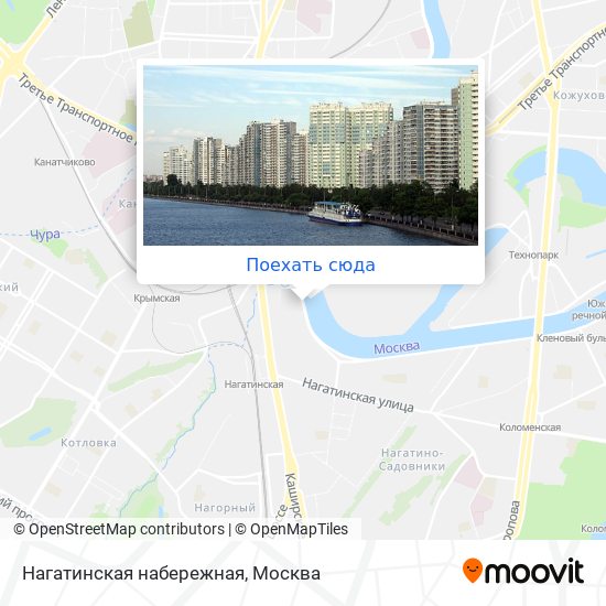 Москва нагатино карта