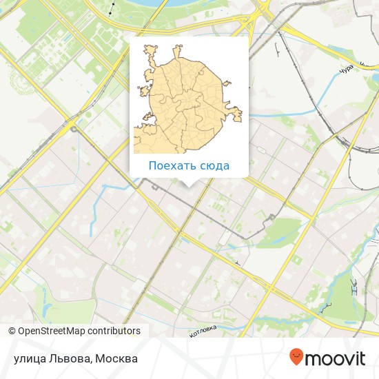 Карта улица Львова