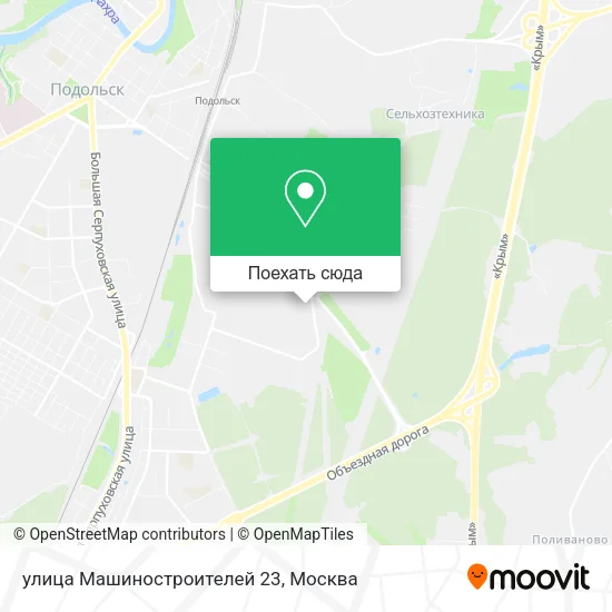 Карта улица Машиностроителей 23