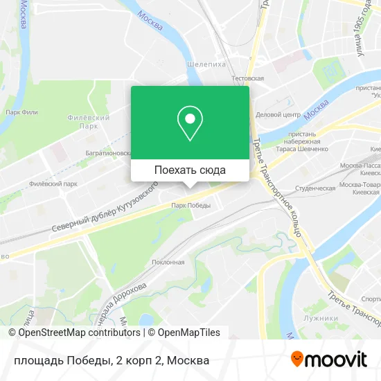Карта площадь Победы, 2 корп 2