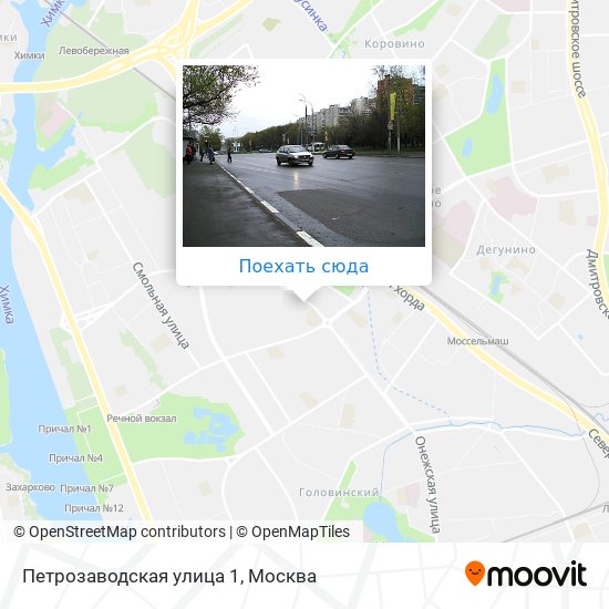 Карта Петрозаводская улица 1