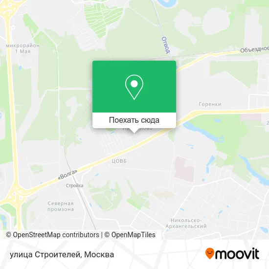 Карта улица Строителей