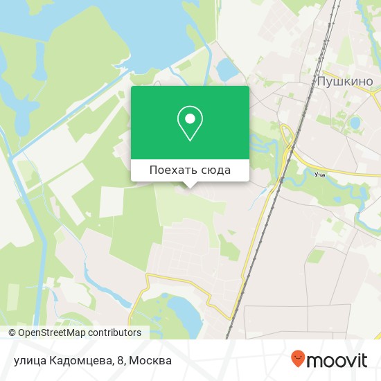 Карта улица Кадомцева, 8