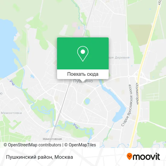 Карта Пушкинский район