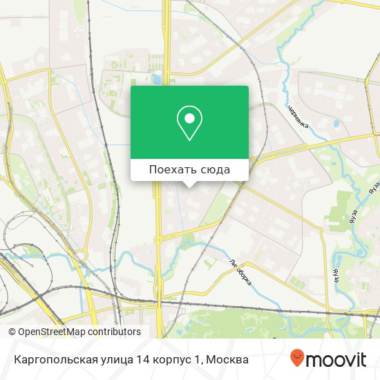 Карта Каргопольская улица 14 корпус 1