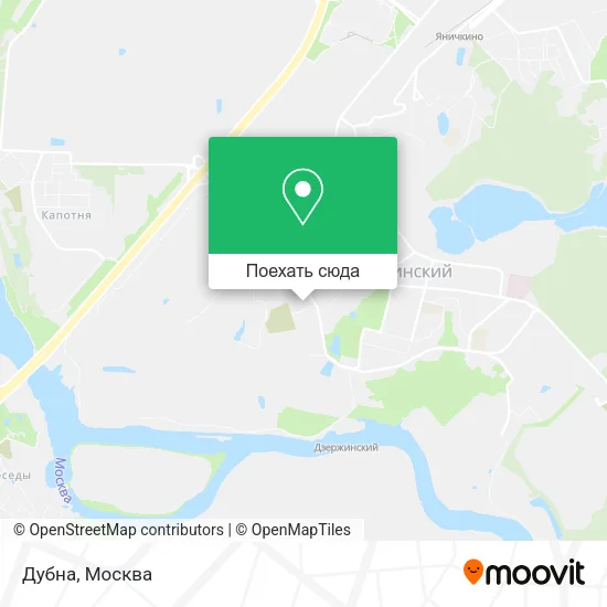 Карта Дубна