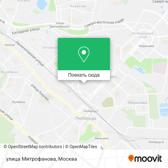 Карта улица Митрофанова